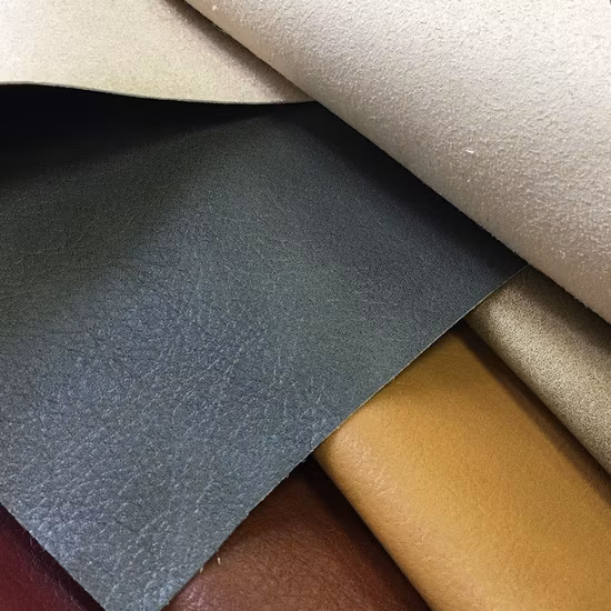 Искусственная синтетическая искусственная микрофибра из ПВХ и ПУ для обивки обуви, дивана, стула